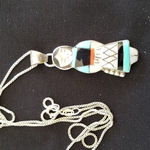 Joyce Waseta Turquoise Zuni Necklace